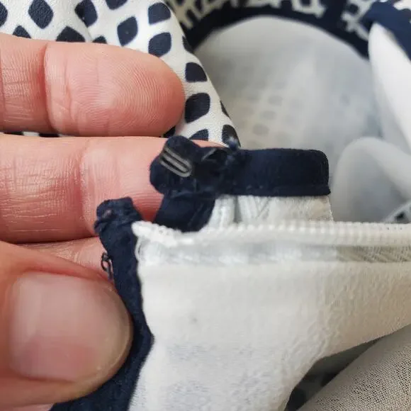 Adrianna Papell Patterned Sleeveless Color Block Shift Dress Size 10 - Picture 8 of 8